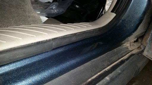 Car Door Weatherstripping After Repair