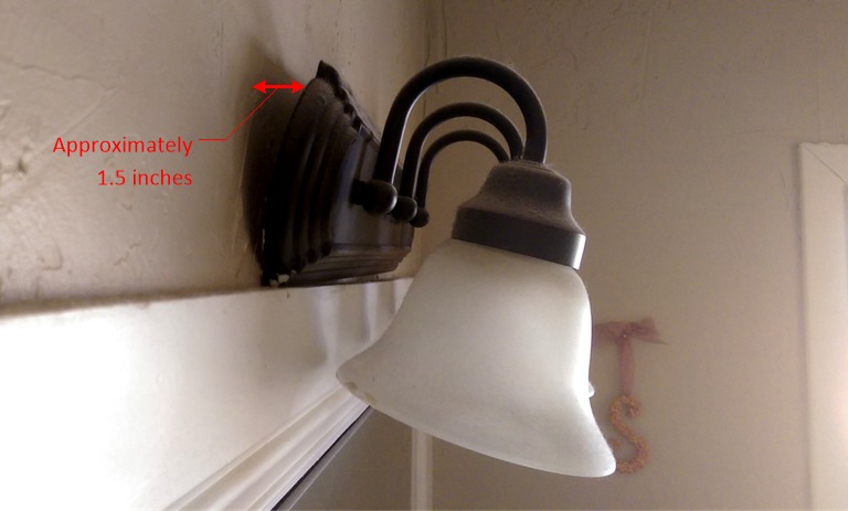 Fix Loose Bathroom Vanity Light Fixture, How To Replace A Light Fixture In Bathroom