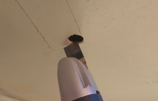 Cutting Soffit Vent Hole with Oscillating Saw