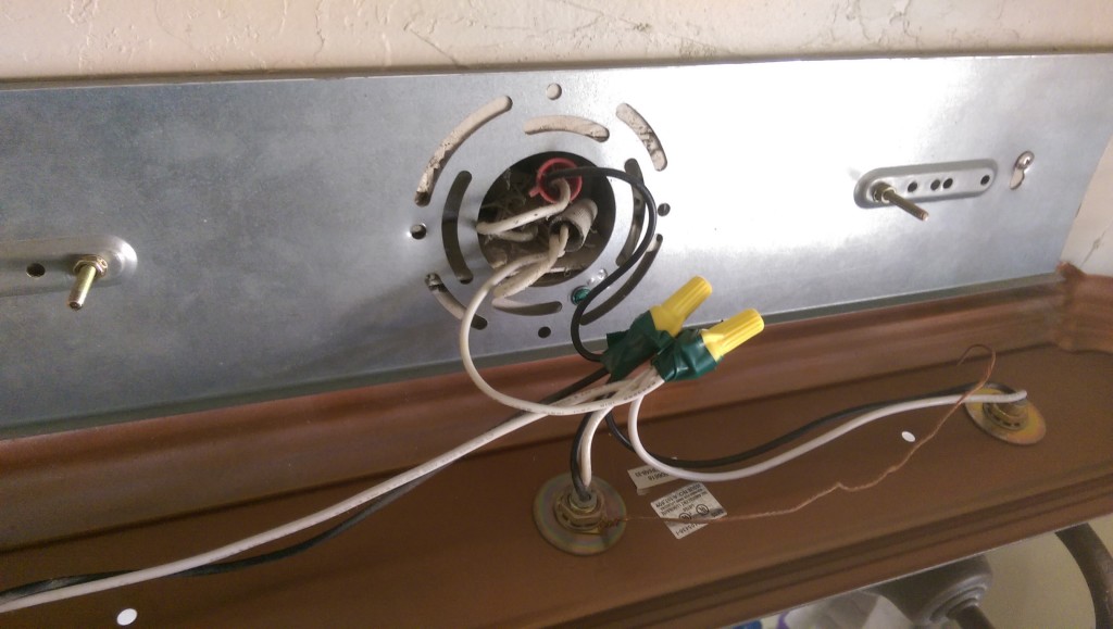 Light Fixture Re-wired