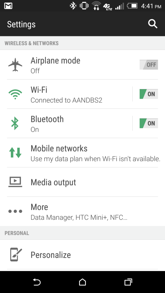 1. Go To Your Phone Settings Menu and Click on Bluetooth
