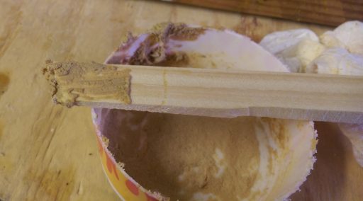 Homemade Wood Filler for Filling Nail Holes